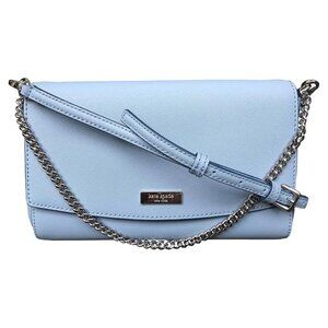 Kate Spade Laurel Way Greer Crossbody Clutch – Blue Saffiano Leather
